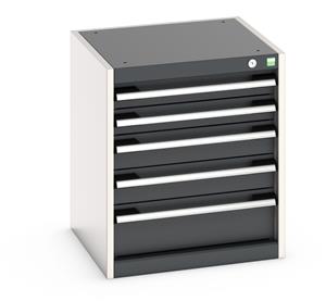 40010015.** Cabinet consists of 2 x 75mm, 2 x 100mm and 1 x 150mm high drawers 100% extension drawer with internal dimensions of 400mm wide x 400mm deep. The...